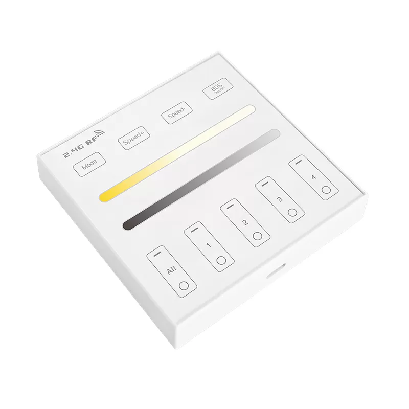 2.4G 4-Zone RF CCT Wall Mounted Panel Remote