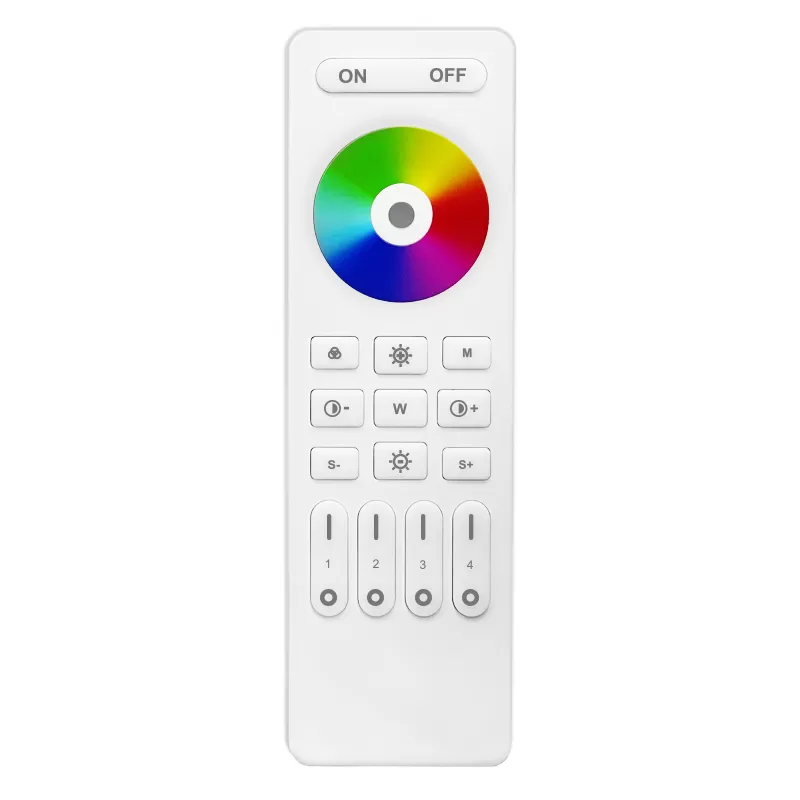 2.4G 4-Zone RF RGBCCT LED Remote