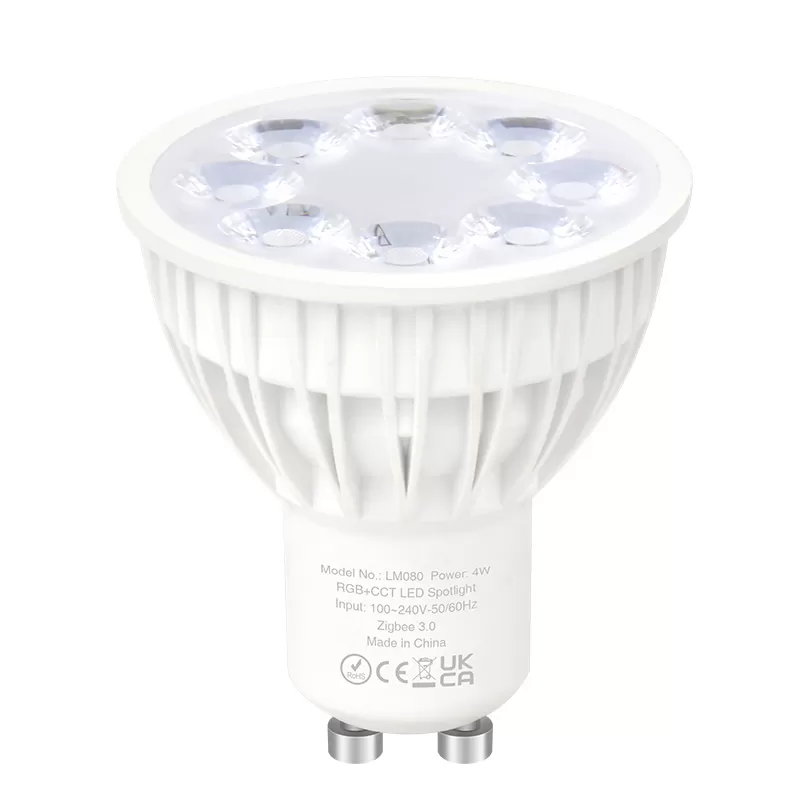 2.4G 4W RF RGBCCT GU10 LED Spotlight