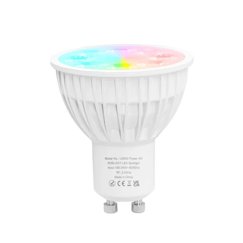 4W RF RGBCCT GU10 LED Spotlight