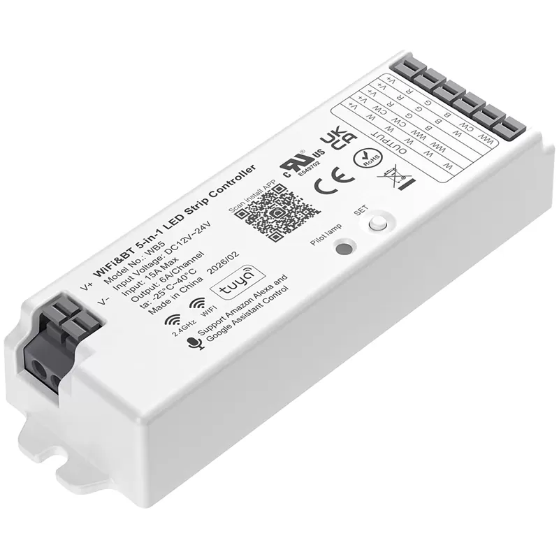 WiFi&BT 5-in-1 LED Controller-UL Listed