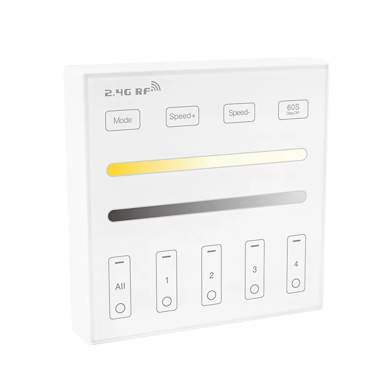 4-Zone RF CCT Wall Mounted Panel Remote