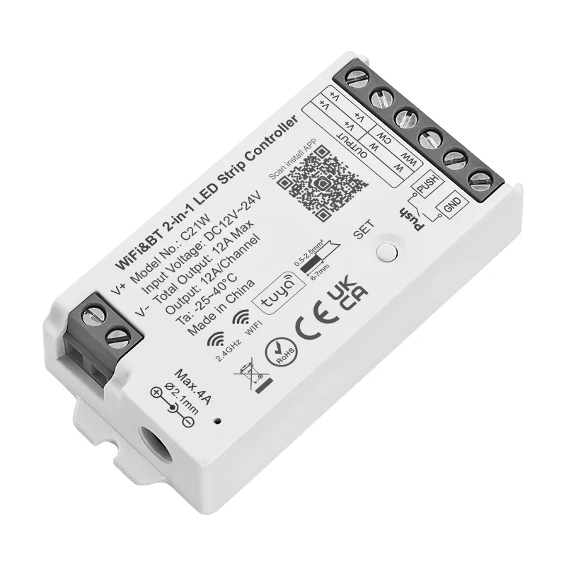 C21W WiFi&BT 2-in-1 LED Strip Controller