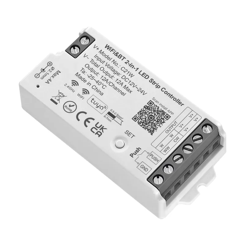 C21W WiFi&BT 2-in-1 LED Strip Controller
