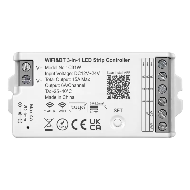C31W WiFi&BT 3-in-1 LED Strip Controller