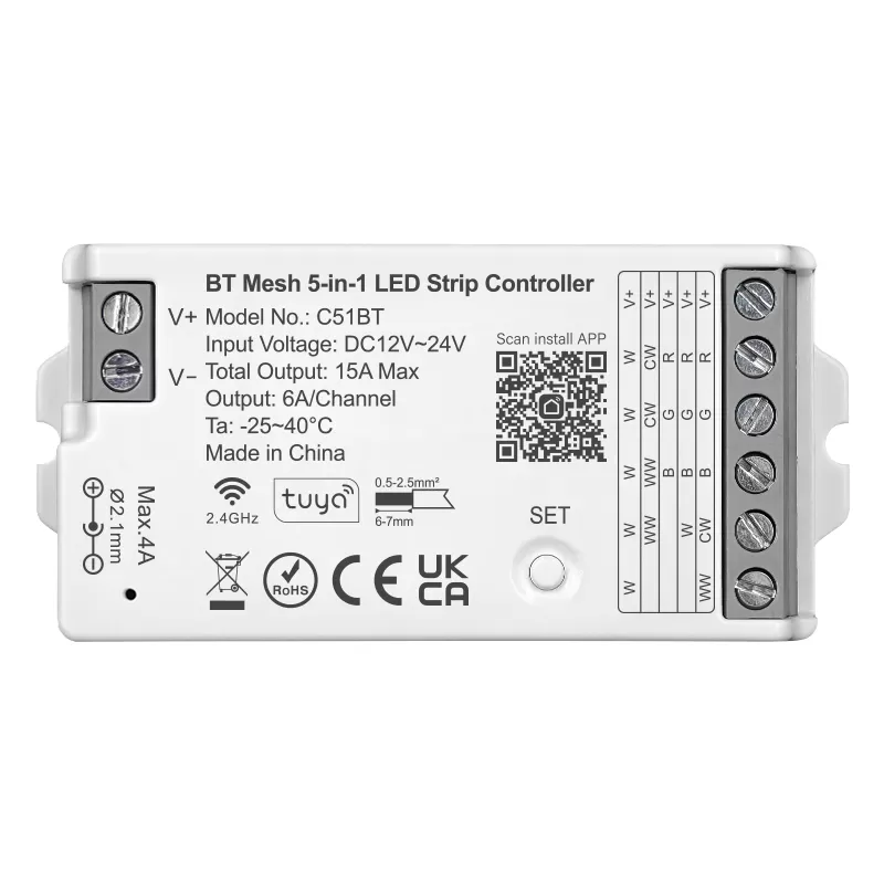 C51BT BT Mesh 5-in-1 LED Strip Controller
