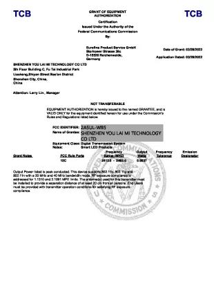 fcc id certification