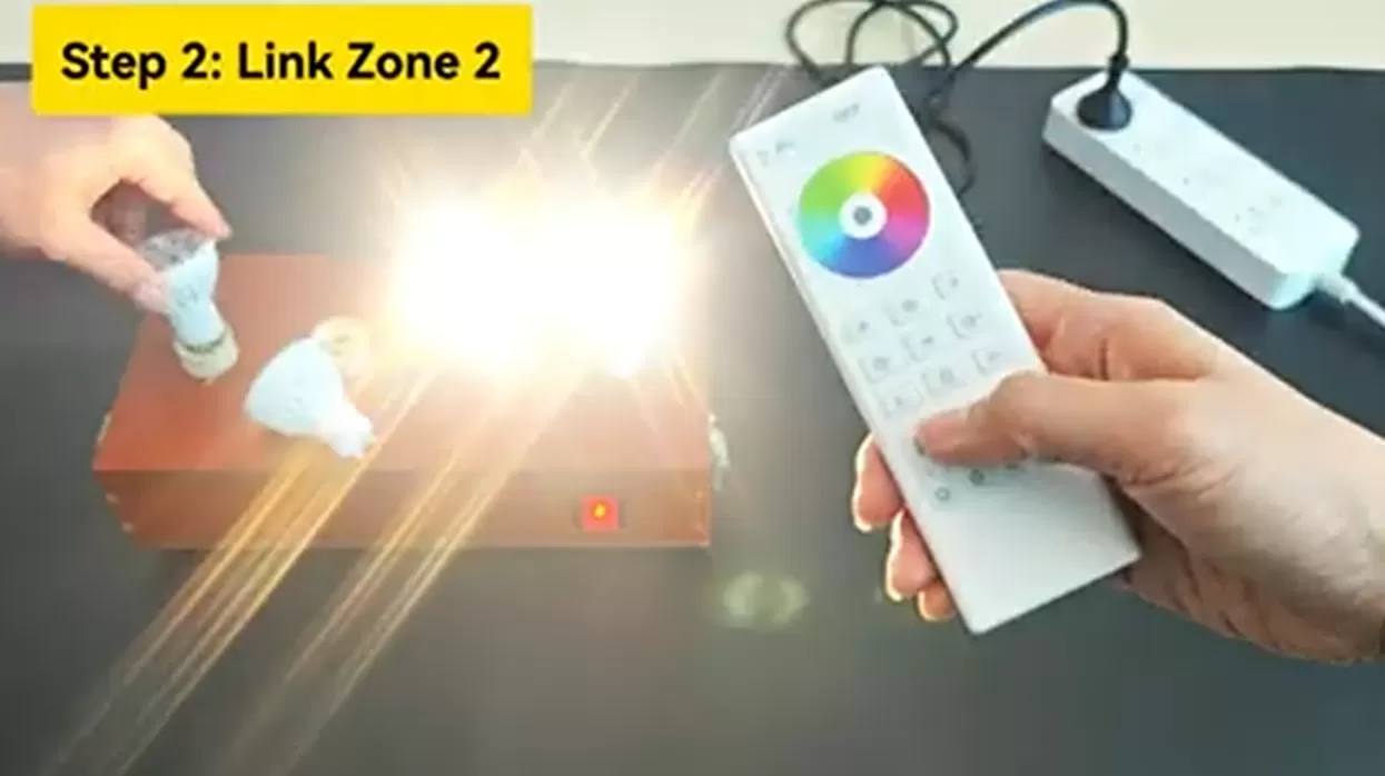 LAIMI 2.4G RF RGBCCT GU10 Smart Bulb