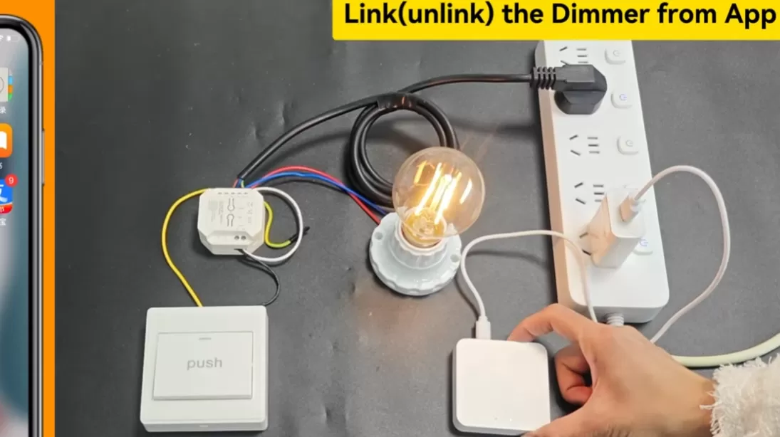 Laimi : TR01Z How Do We Link (Unlink) the Zigbee Push Dimmer from App