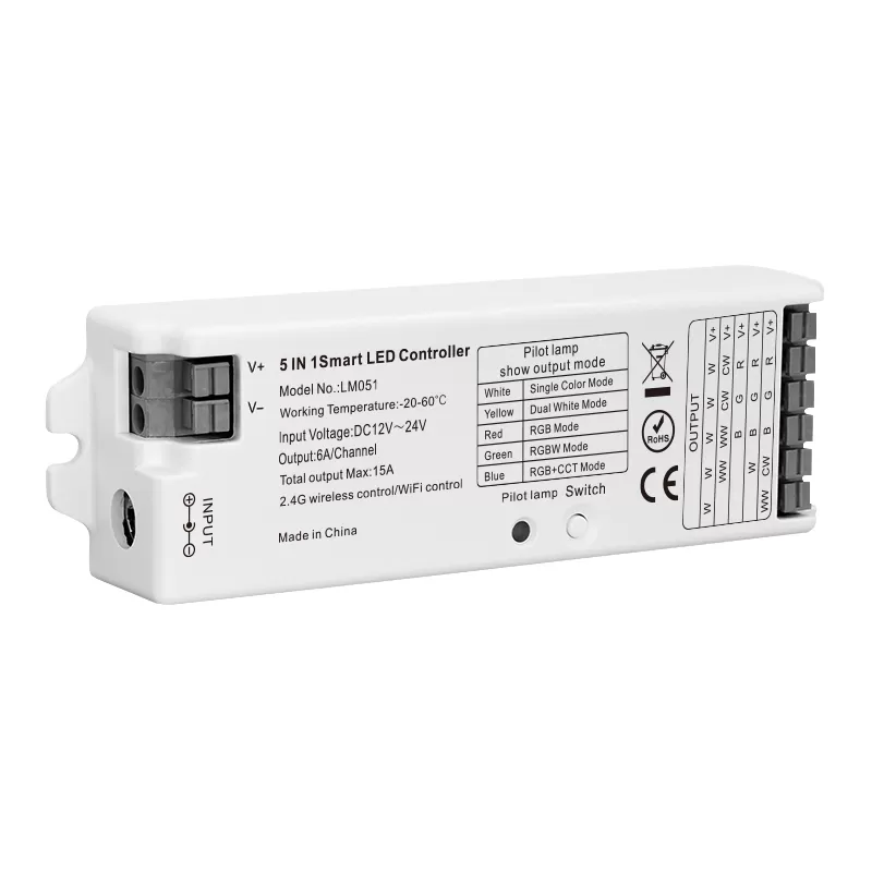 2.4G RF 5 in 1 LED Controller