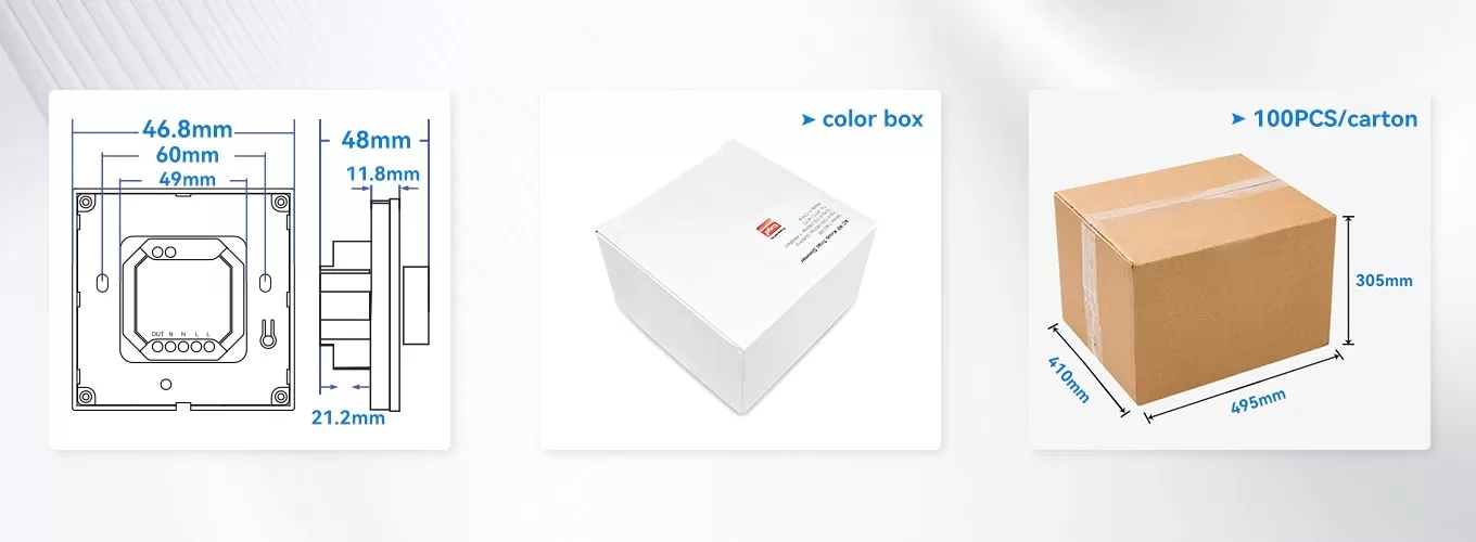 Zigbee+2.4G Knob Triac Dimmer