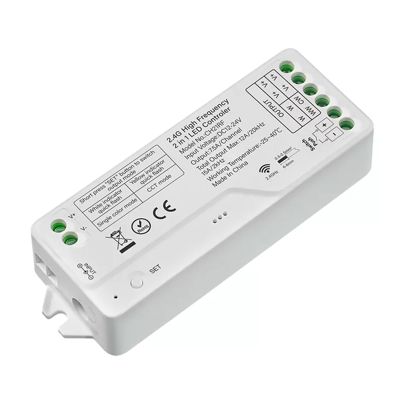 2.4G RF High Frequency 2 in 1 LED Controller