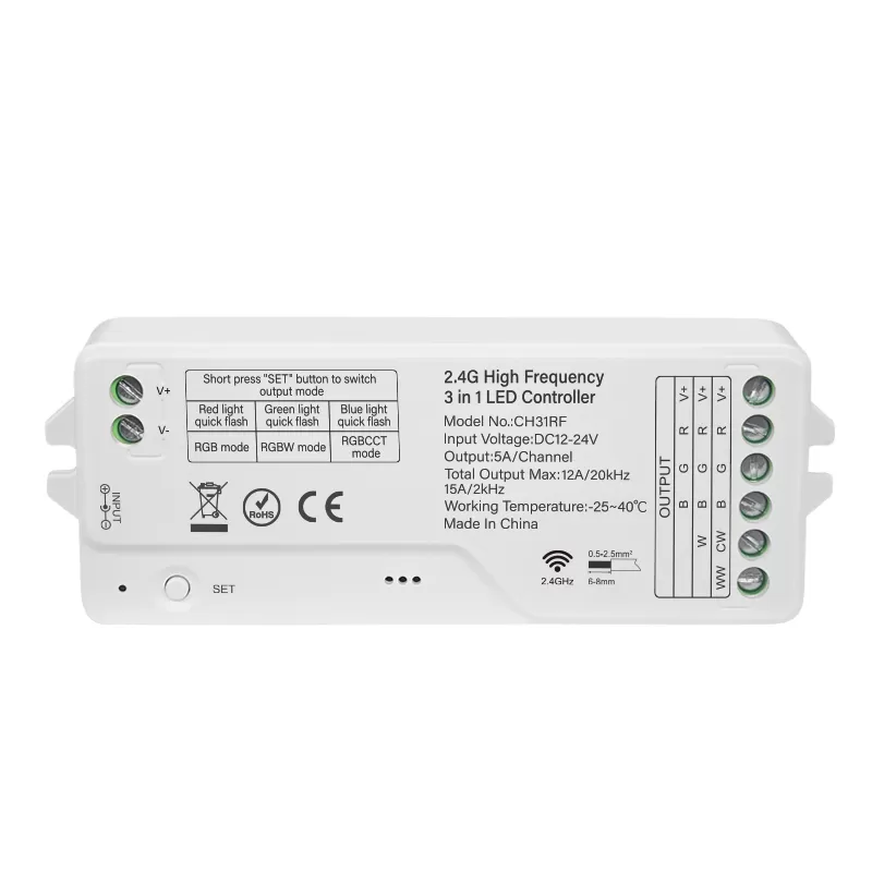 2.4G RF High Frequency 3 in 1 LED Controller