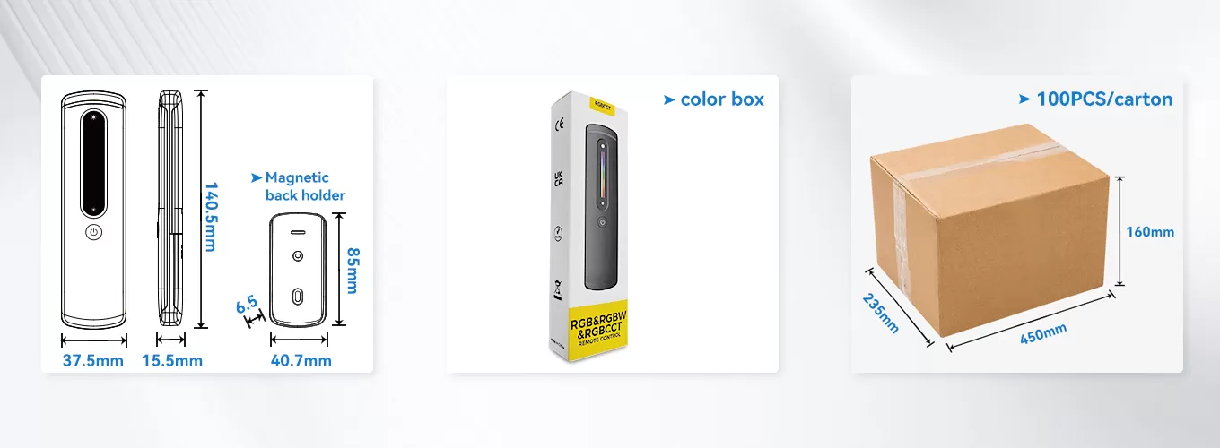 1-Zone RF CCT LED Remote