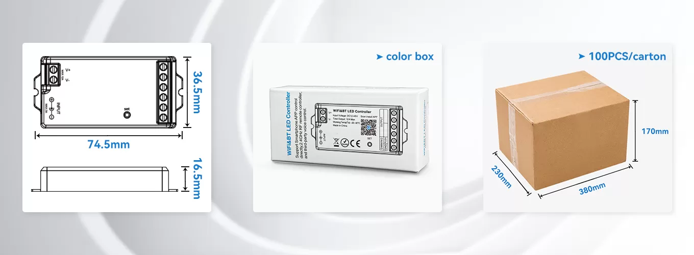 RF Single Color LED Controller