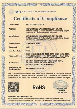 Certificate of Compliance