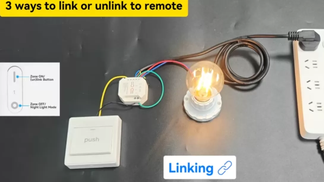 TR01RF Remote Control Pairing