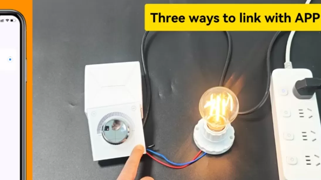 TW01W WIFI AC Triac Knob Dimmer App Pairing Way