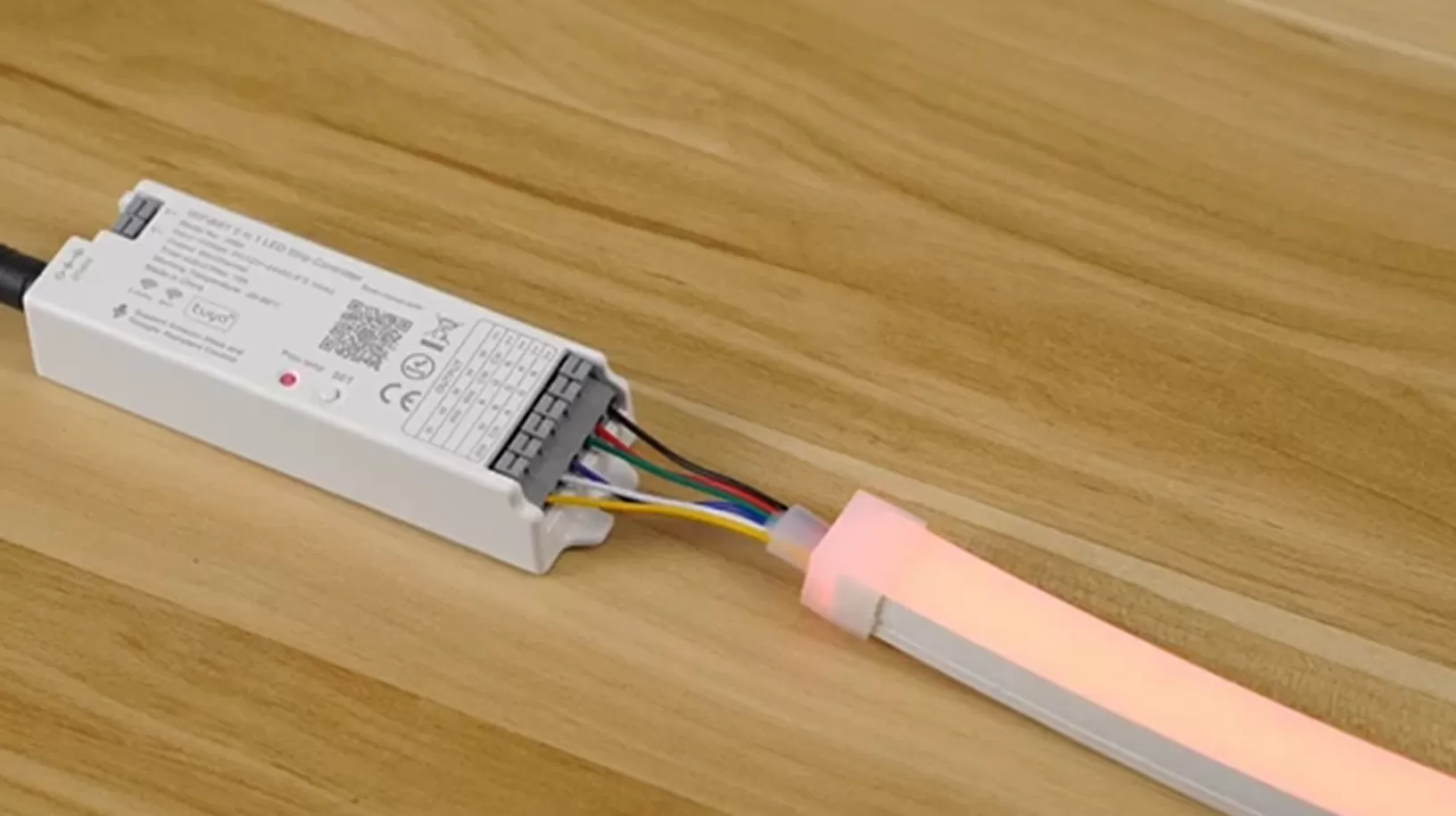 WB5 WiFi 5 in 1 LED Controller Using Guide, with Single Color, CCT, RGB, RGBW, RGBCCT Output Modes