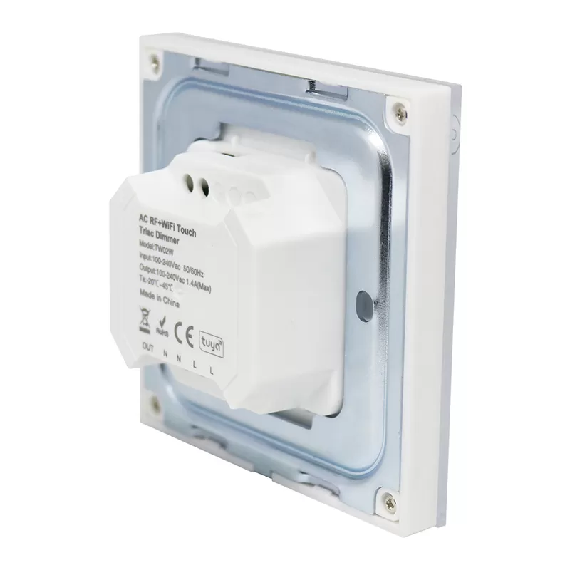 2.4G WiFi+2.4G AC Touch Panel Triac Dimmer