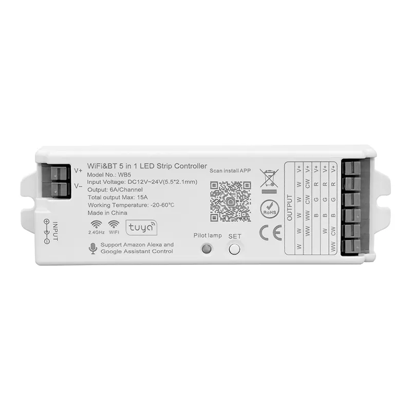 2.4G WiFi 5-in-1 LED Controller