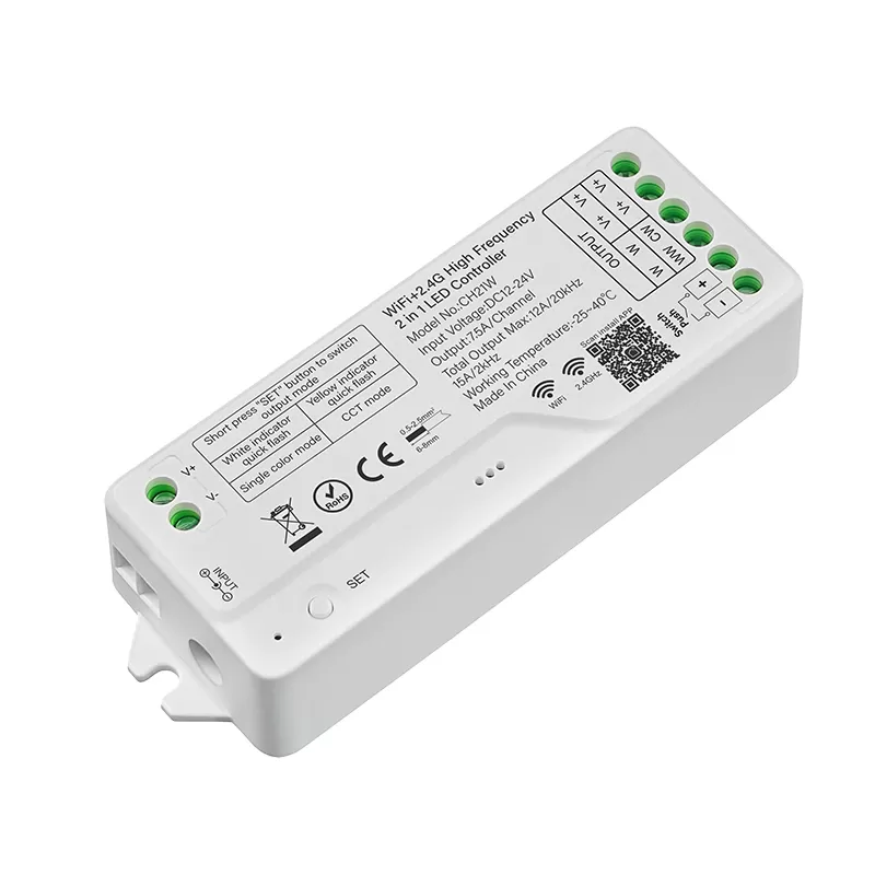 2.4G WiFi High Frequency 2 in 1 LED Controller
