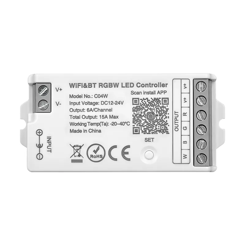 2.4G WiFi RGBW LED Controller