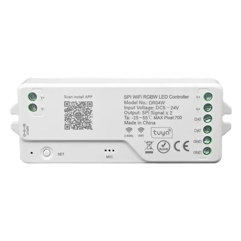 2.4G WiFi SPI RGBW LED Controller