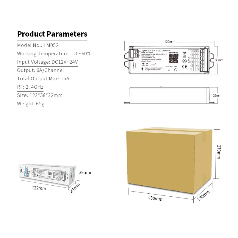 3.0 Zigbee 5 in 1 LED Controller
