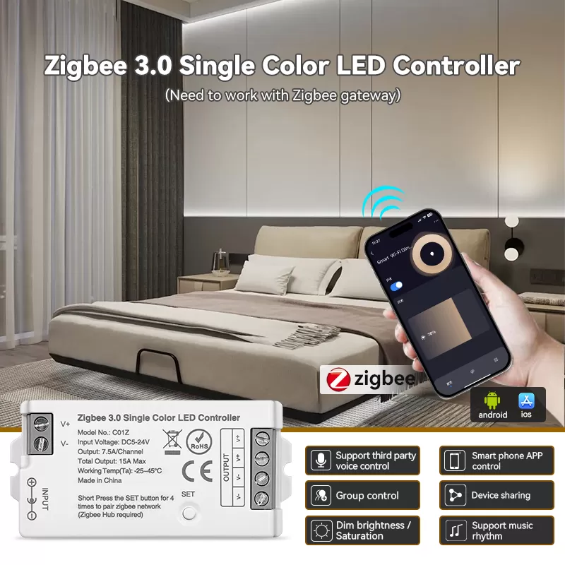 Zigbee Single Color LED Controller